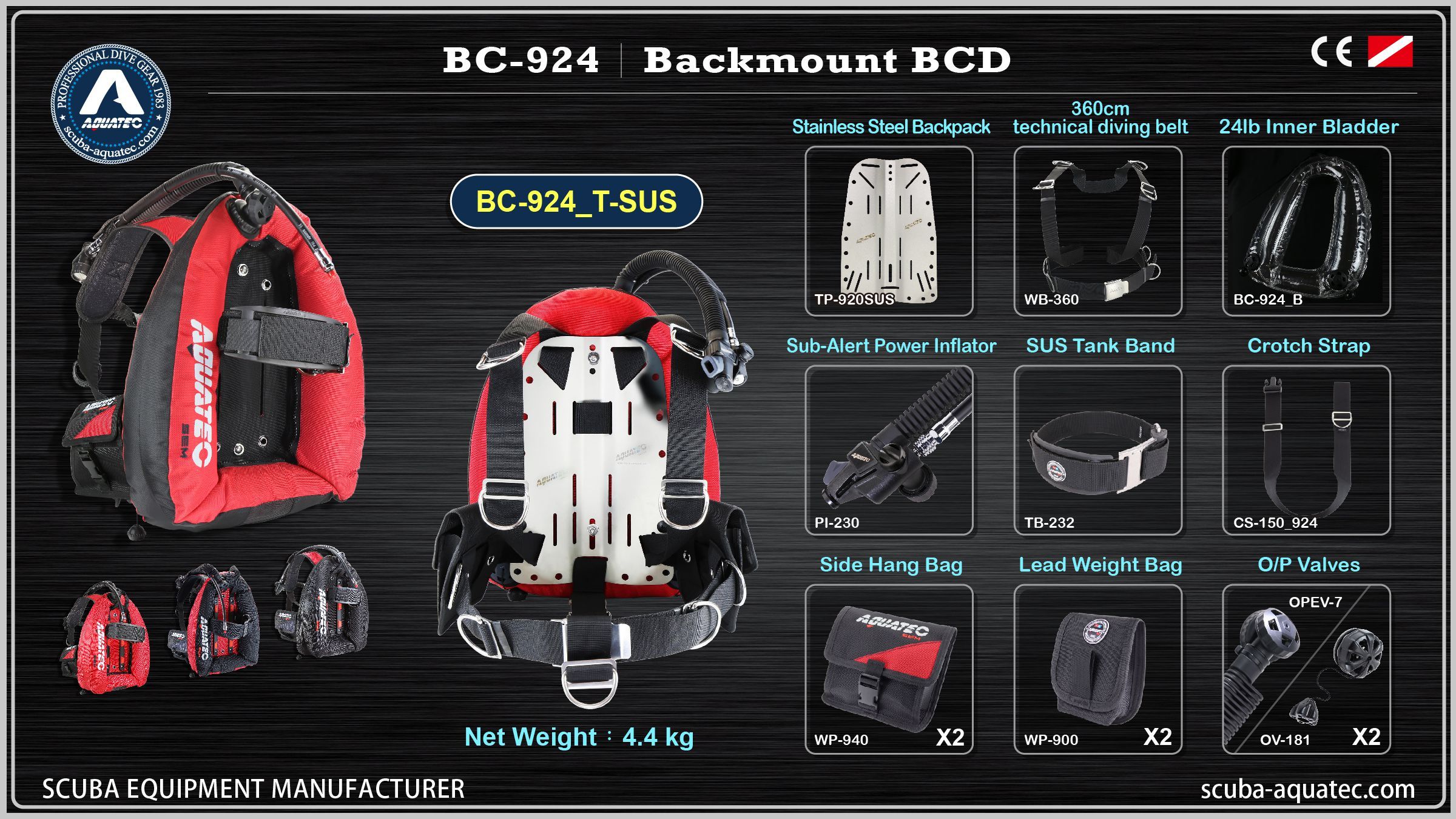 aquatec_scuba_backmount_bcd_bc-924_T-SUS