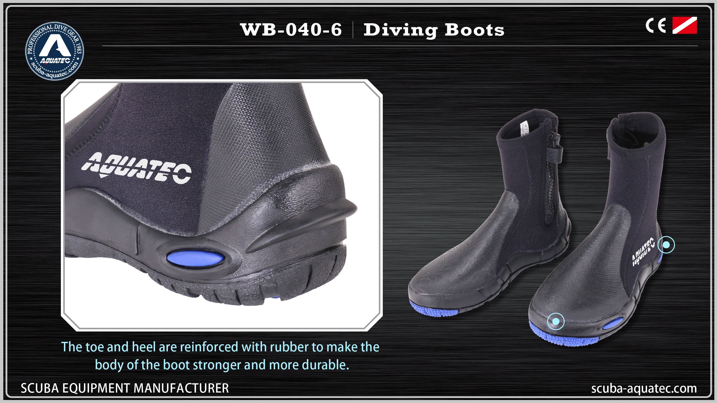 WB-040-6 Aquatec duurzame duikschoenen