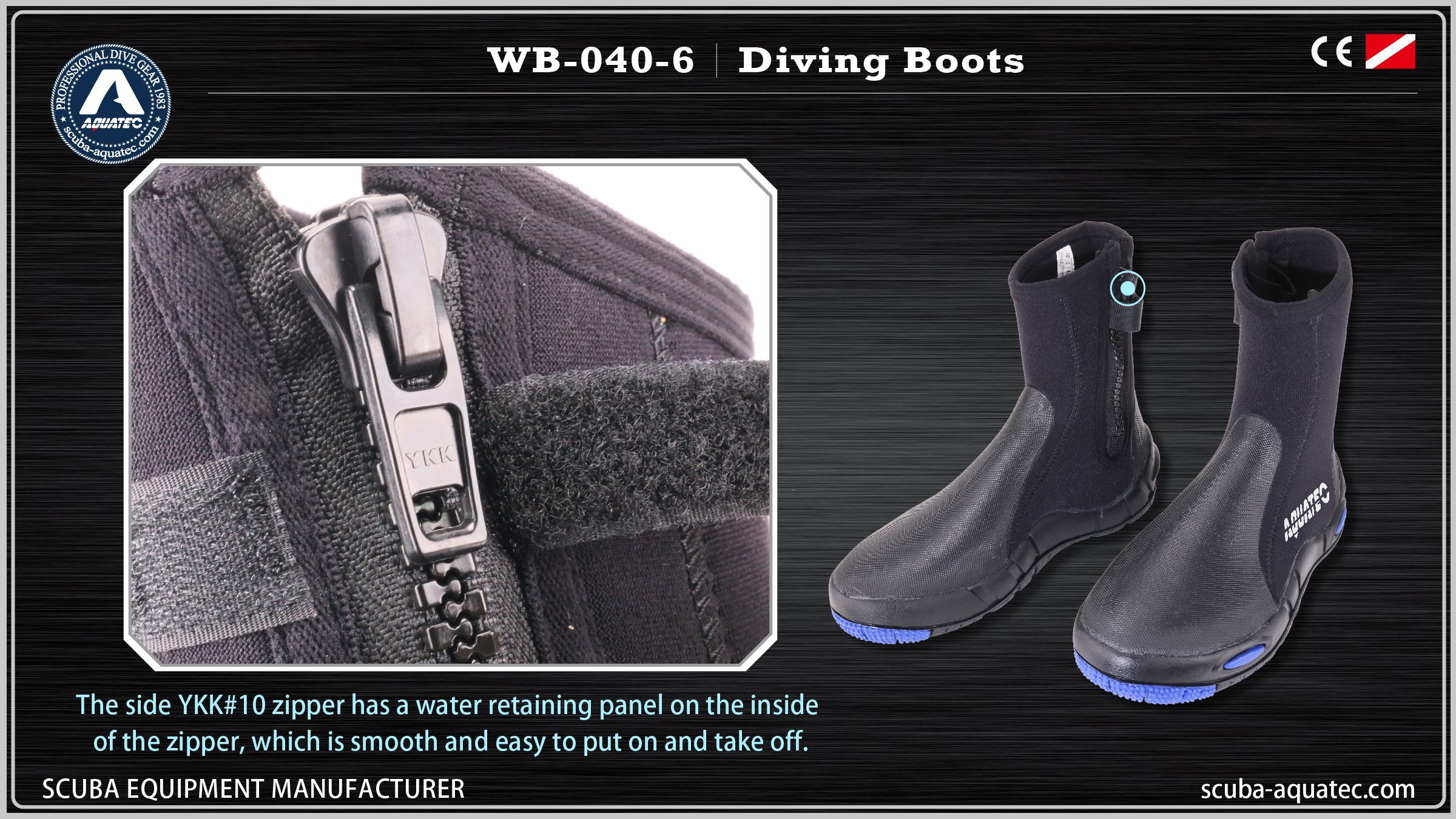 WB-040-6 Aquatec onderwaterschoenen